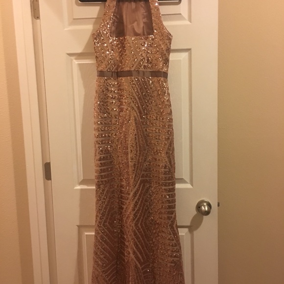 Cache blush sequin dress - Picture 2 of 7